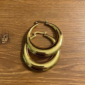 🔥 Intermix Gold Hoop Earrings